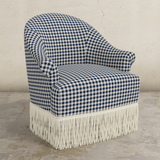 Cecile Fringe Swivel Chair