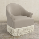 Cecile Fringe Swivel Chair