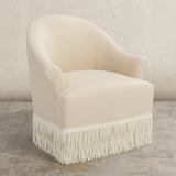 Cecile Fringe Swivel Chair