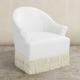 Cecile Fringe Swivel Chair