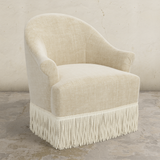 Cecile Fringe Swivel Chair
