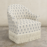 Cecile Fringe Swivel Chair