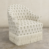 Cecile Fringe Swivel Chair