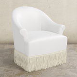 Cecile Fringe Swivel Chair