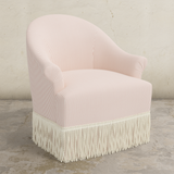 Cecile Fringe Swivel Chair