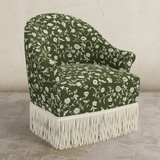 Cecile Fringe Swivel Chair