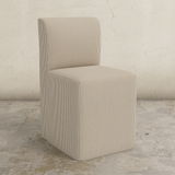 Cora Dining Chair with Casters