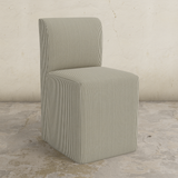 Cora Dining Chair with Casters