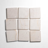 Crema 4"x4" Tile by Castelli Marble