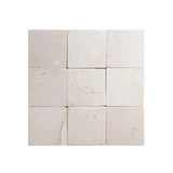 Crema 4"x4" Tile by Castelli Marble