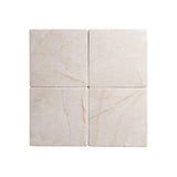 Crema 6"x6" Tile by Castelli Marble