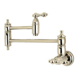 Restoration Wall Mount Pot Filler Faucet