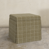 Dyer Skirted Storage Ottoman