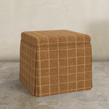 Dyer Skirted Storage Ottoman