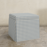 Dyer Skirted Storage Ottoman