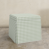 Dyer Skirted Storage Ottoman