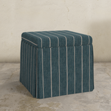 Dyer Skirted Storage Ottoman