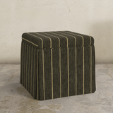 Dyer Skirted Storage Ottoman