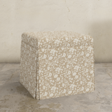 Dyer Skirted Storage Ottoman