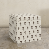 Dyer Skirted Storage Ottoman