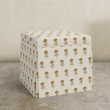 Dyer Skirted Storage Ottoman