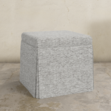 Dyer Skirted Storage Ottoman