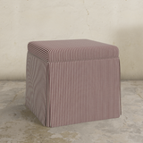 Dyer Skirted Storage Ottoman