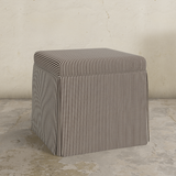 Dyer Skirted Storage Ottoman