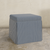 Dyer Skirted Storage Ottoman