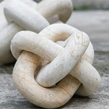 Limestone Link Outdoor Sculptures - Set of 2
