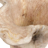 Teak Flow Outdoor Bowl - White Wash