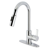 Kingston Brass Single-Handle Pull-Down Kitchen Faucet