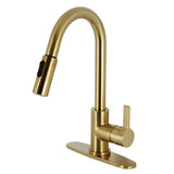 Kingston Brass Single-Handle Pull-Down Kitchen Faucet