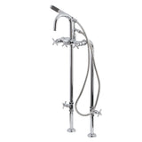 Concord Freestanding Tub Faucet with Supply Line + Stop Valve