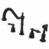 Heritage Widespread Kitchen Faucet with Sprayer