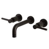 Concord Wall Mount Bathroom Faucet with Lever Handles