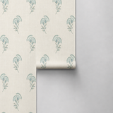 Lotus Branch Floral Wallpaper