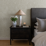 Tonal Bird Garden Neutral Wallpaper