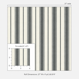 Eliott Linen Stripe Wallpaper