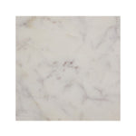 Marble tile with a light gray and white pattern on a white background