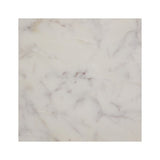 Marble tile with a light gray and white pattern on a white background