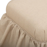 Gertrude Skirted Ottoman