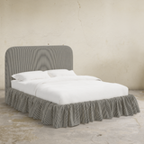Mina Ruffle Platform Bed - California King