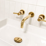 Concord Wall Mount Bathroom Faucet with Lever Handles