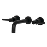 Concord Wall Mount Bathroom Faucet with Lever Handles