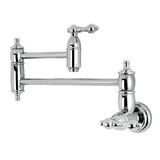 Restoration Wall Mount Pot Filler Faucet