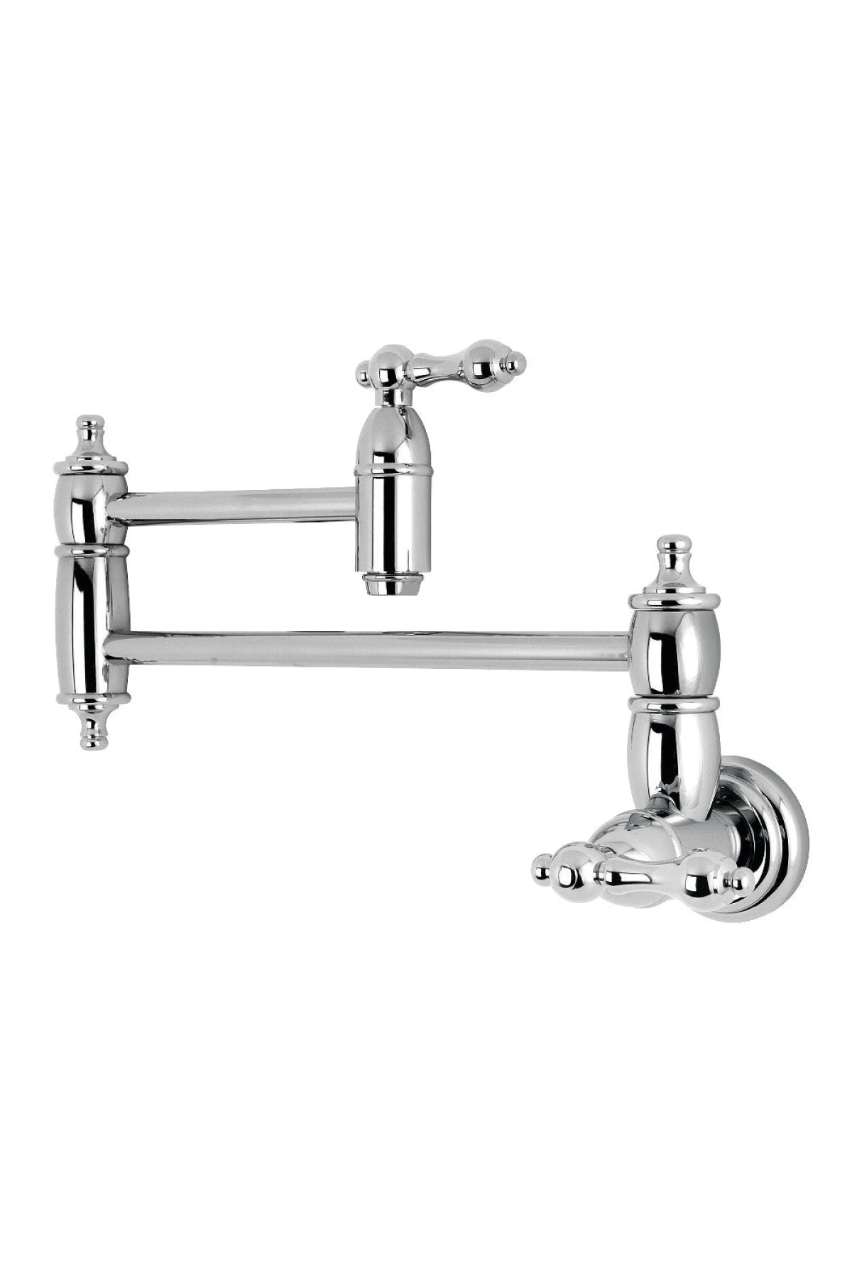 Restoration Wall Mount Pot Filler Faucet