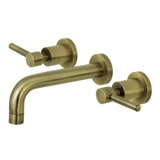 Concord Wall Mount Bathroom Faucet with Lever Handles