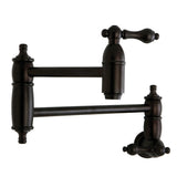 Restoration Wall Mount Pot Filler Faucet