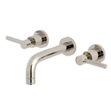 Concord Wall Mount Bathroom Faucet with Lever Handles